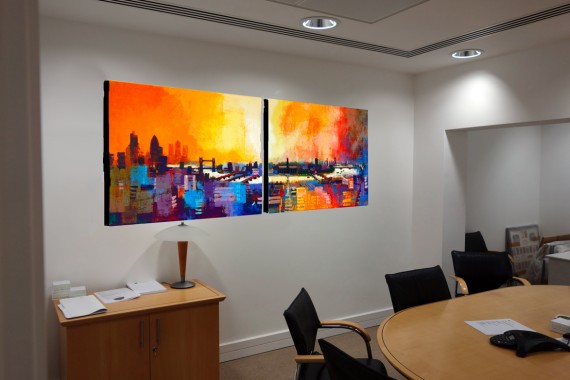 London Panorama by Colin Ruffell boardroom visual