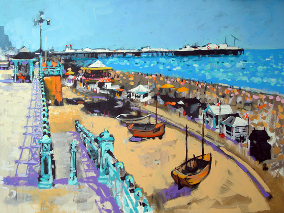 BRIGHTON BEACH by Colin Ruffell.