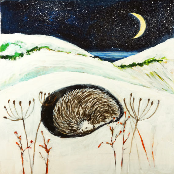 WINTER HEDGEHOG by Fran Slade