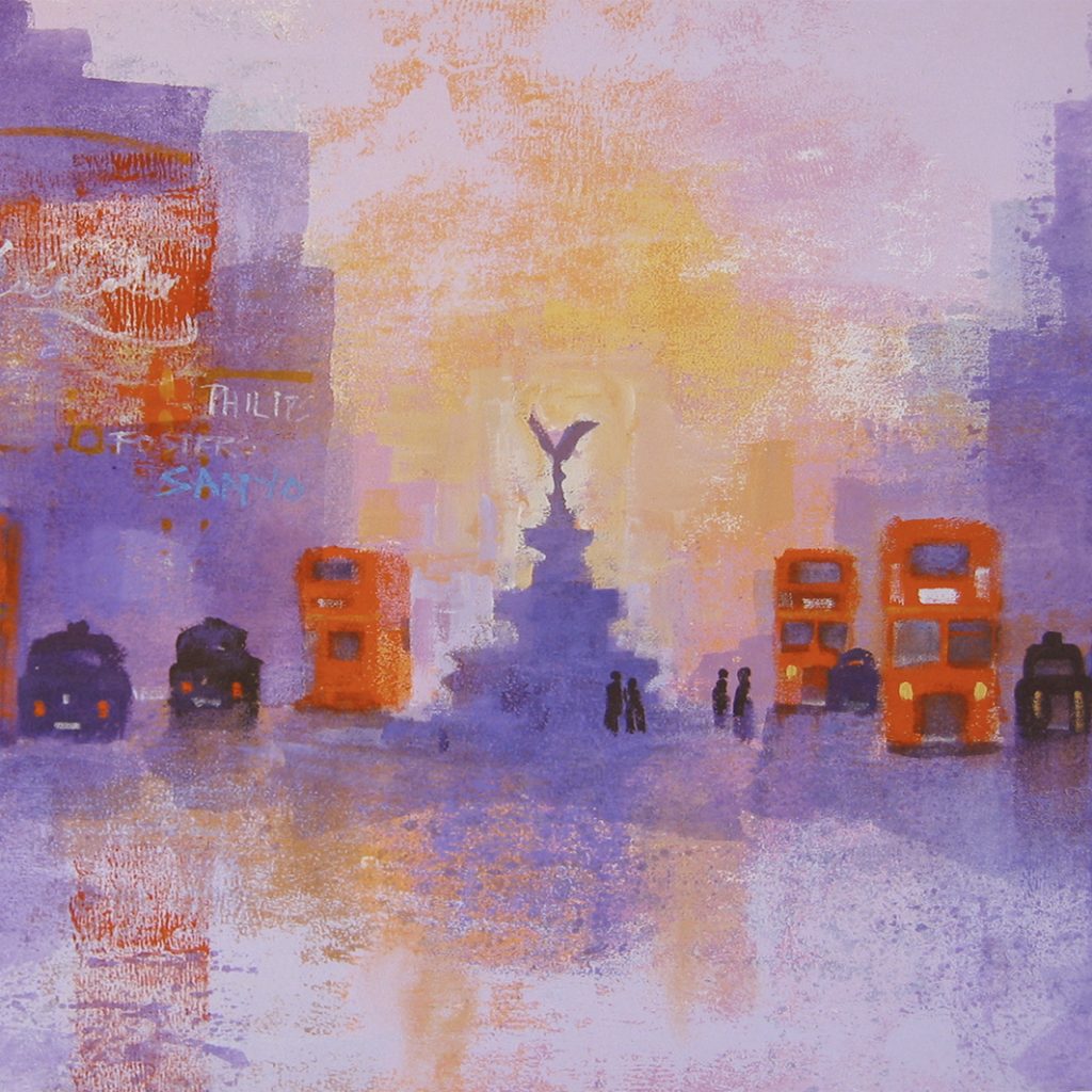 LONDON SUMMER EVENING card ARTPUBLISH