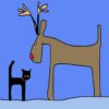 XMAS RUDOLPH card