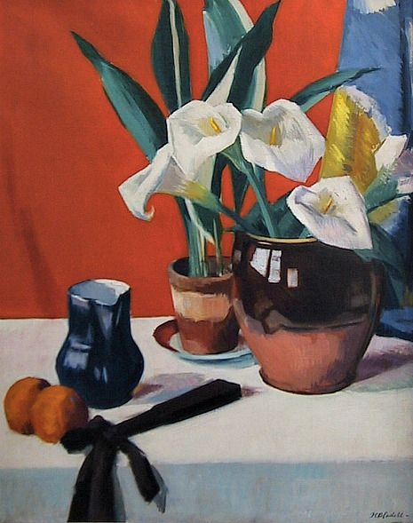 Francis Cadell Arum Lilies 1920